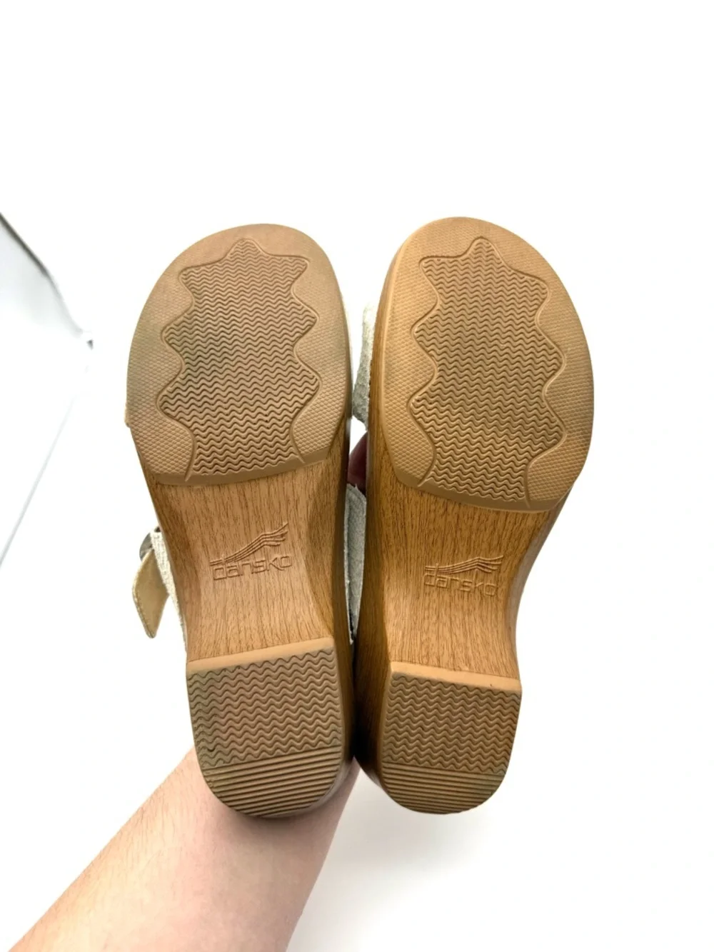 Dansko Sophie Buckle Sandal Clog White Croc EU 39 US 8.5-9